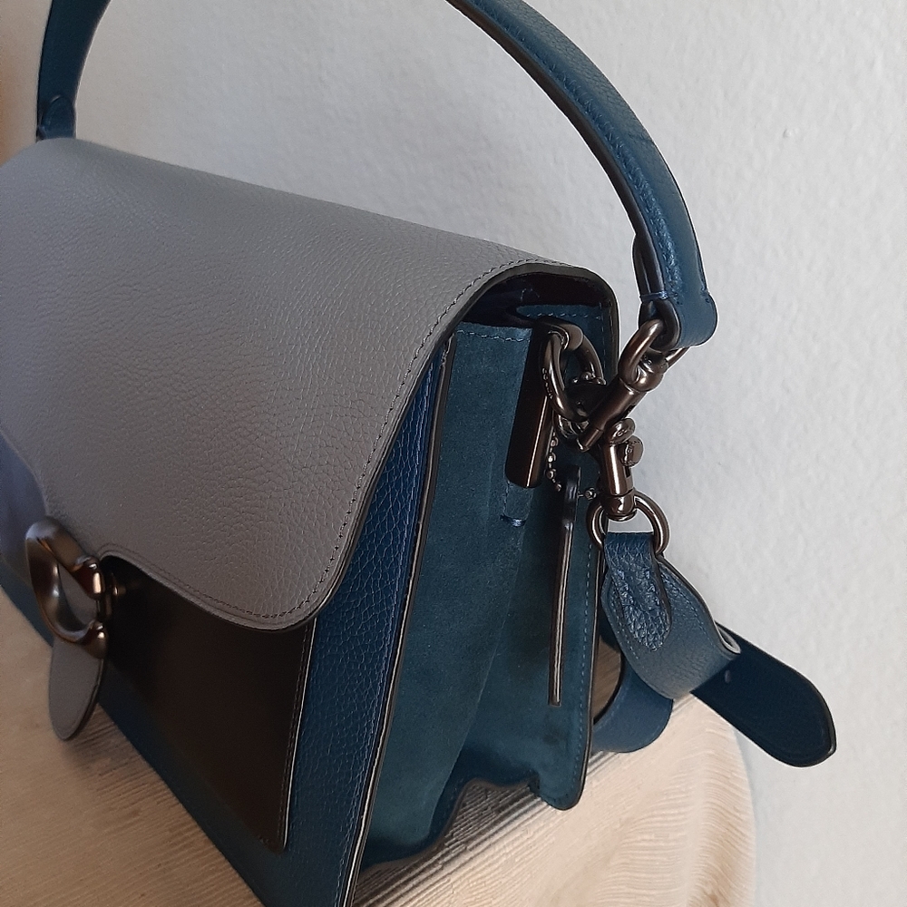 Coach Tabby Colorblock large pebbled leather satch - Picture 6 of 15